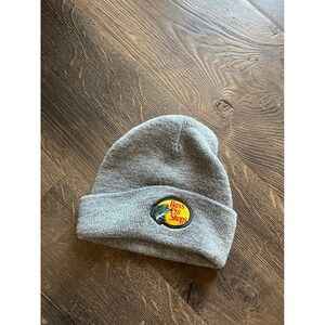 Bass Pro Shops Kids Beanie Hat Gray‎ Knit Cap Fishing Logo
